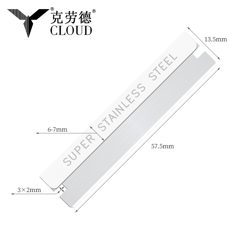 Tek Kenar Oluklu Tıraş Bıçağı