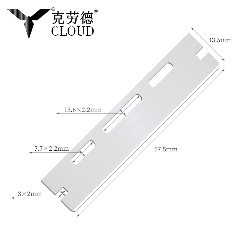 Tek Kenar Oluklu Tıraş Bıçağı