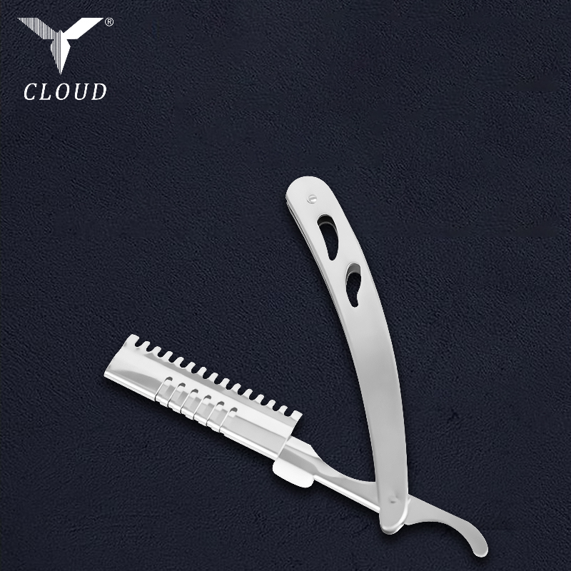 Dayanıklı Paslanmaz Çelik Oluklu Düz Jilet Sapı