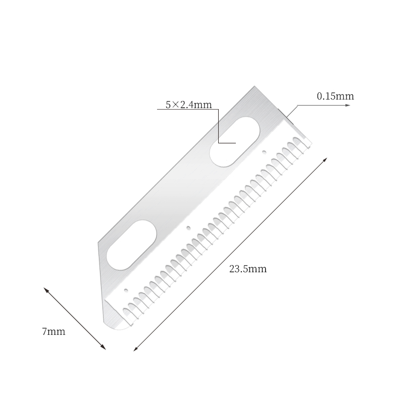 Taşınabilir Ultra Pürüzsüz Paslanmaz Çelik Şekillendirici Tıraş Bıçağı