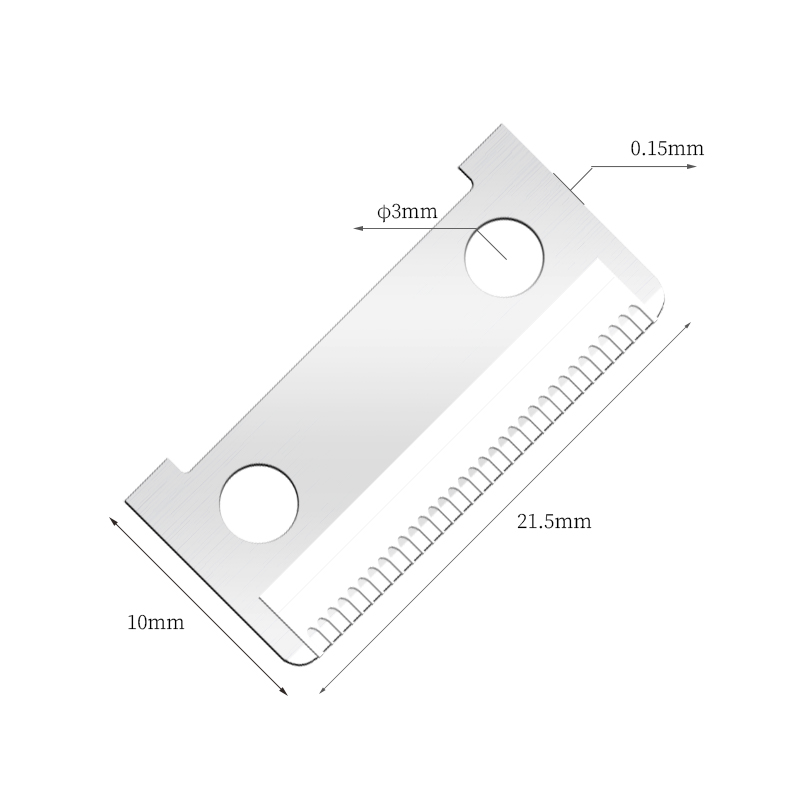 Tek Taraflı Keskin Kenar Paslanmaz Çelik Kaş Tıraş Bıçağı