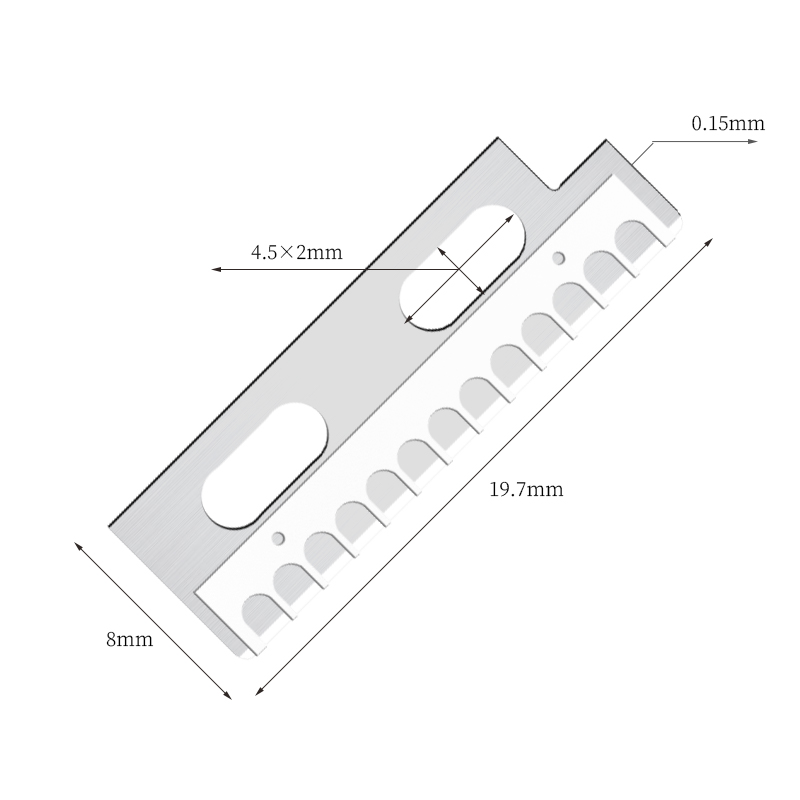 Hassas Keskin Paslanmaz Çelik Kaş Şekillendirme Bıçağı Bıçakları