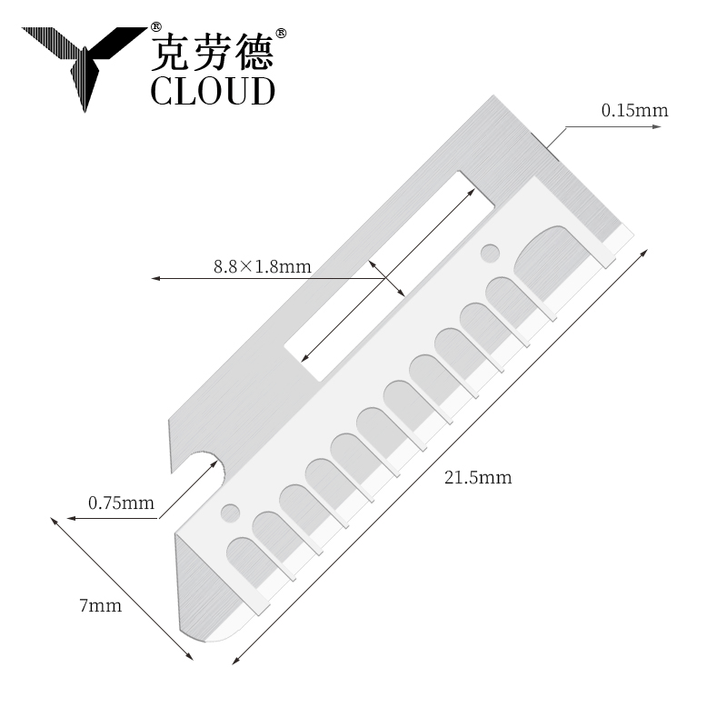 Hassas Keskin Paslanmaz Çelik Kaş Şekillendirme Bıçağı Bıçakları