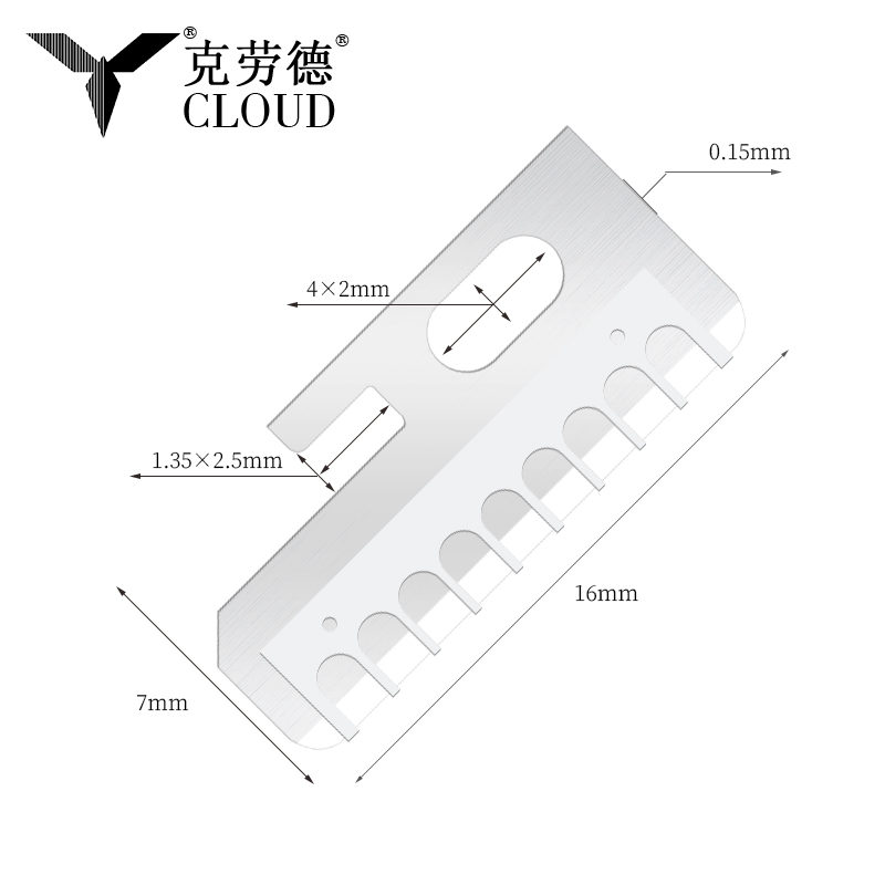 Hassas Keskin Paslanmaz Çelik Kaş Şekillendirme Bıçağı Bıçakları