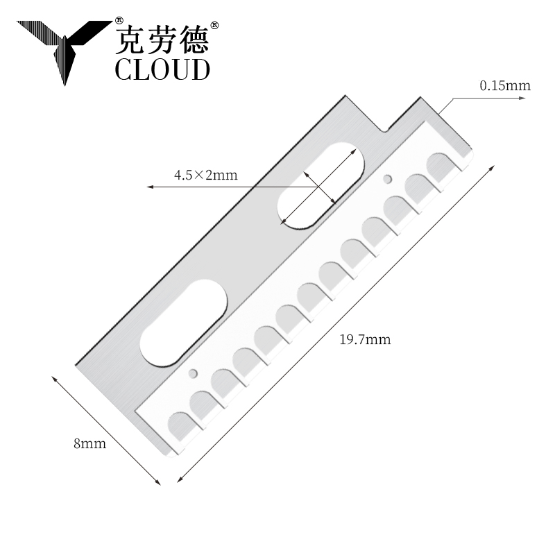Hassas Keskin Paslanmaz Çelik Kaş Şekillendirme Bıçağı Bıçakları