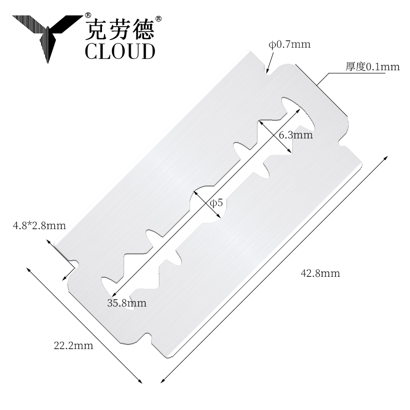 Süper Çelik 74 Bıçaklı Çift Kenarlı Tıraş Bıçağı